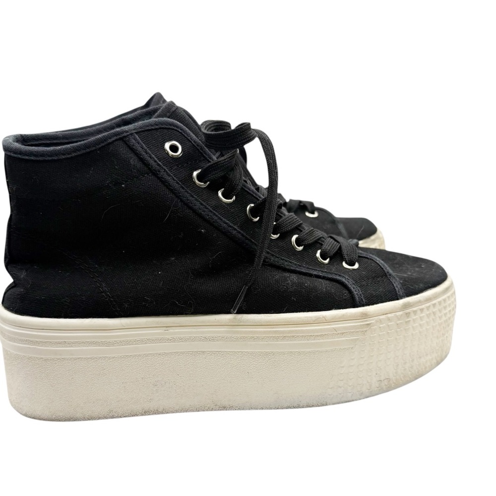 Nasty Gal Platform High Top Chunky Lace Up Sneakers size 7